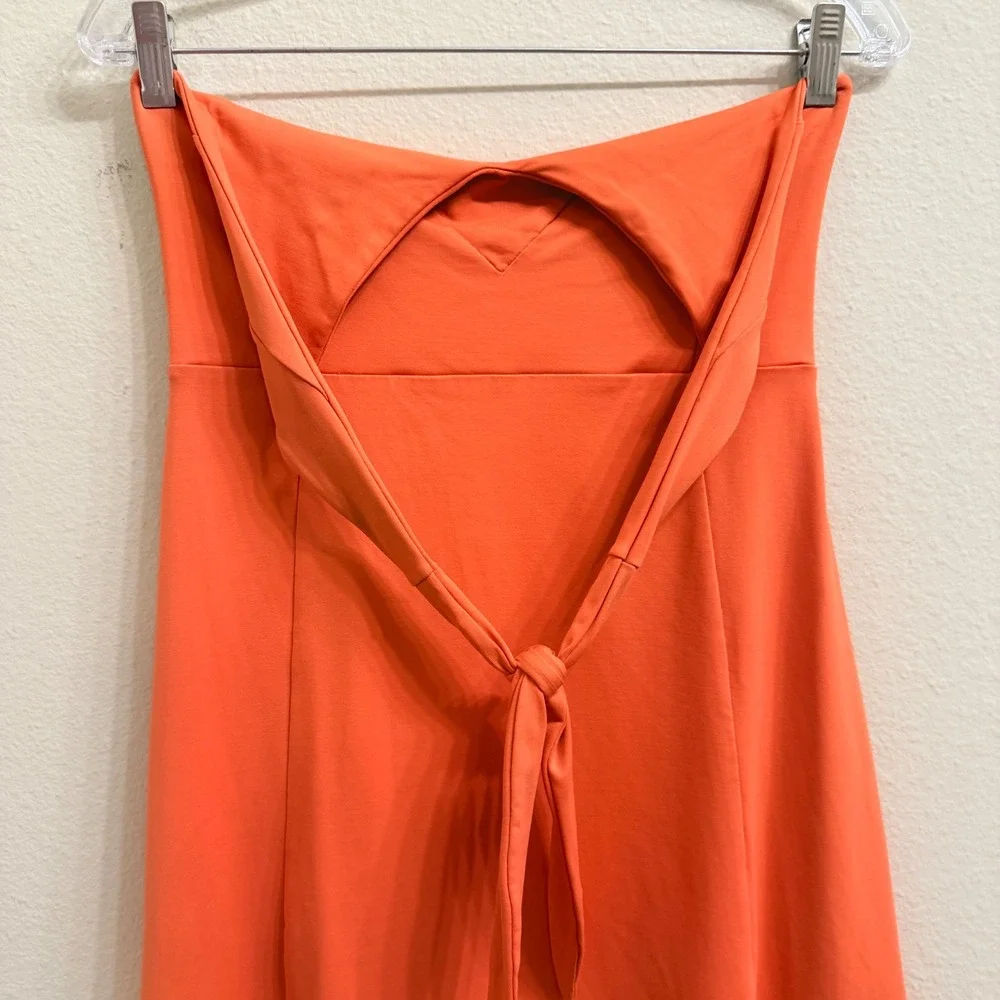 Patagonia Morning Glory Halter Dress Womens Size Small Orange Hiking Outdoor - Picture 8 of 15